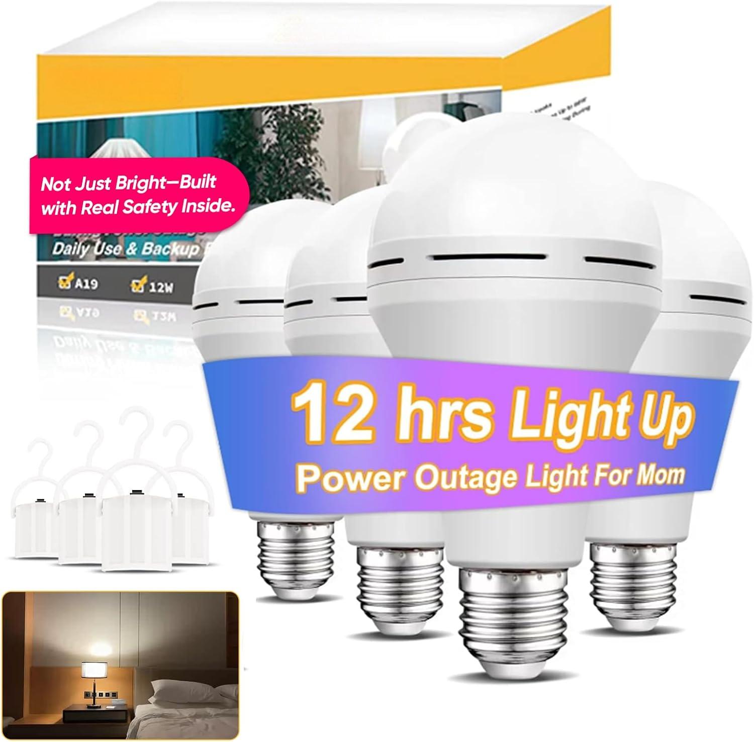 Power Outage Light - Noodoplaadbare lamp, blijft branden bij stroomuitval,
