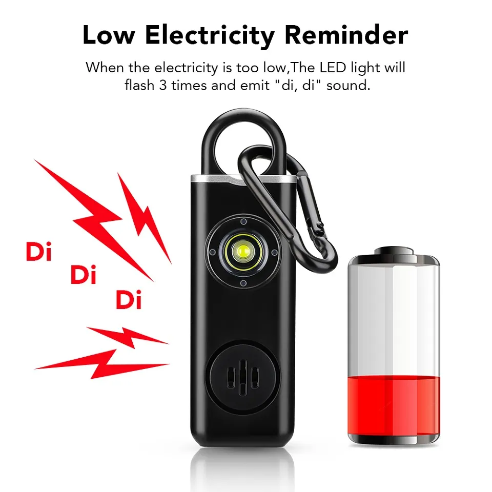 130dB Zelfverdediging Alarm Dr - Personal Alarm Keychain recensie en prijs