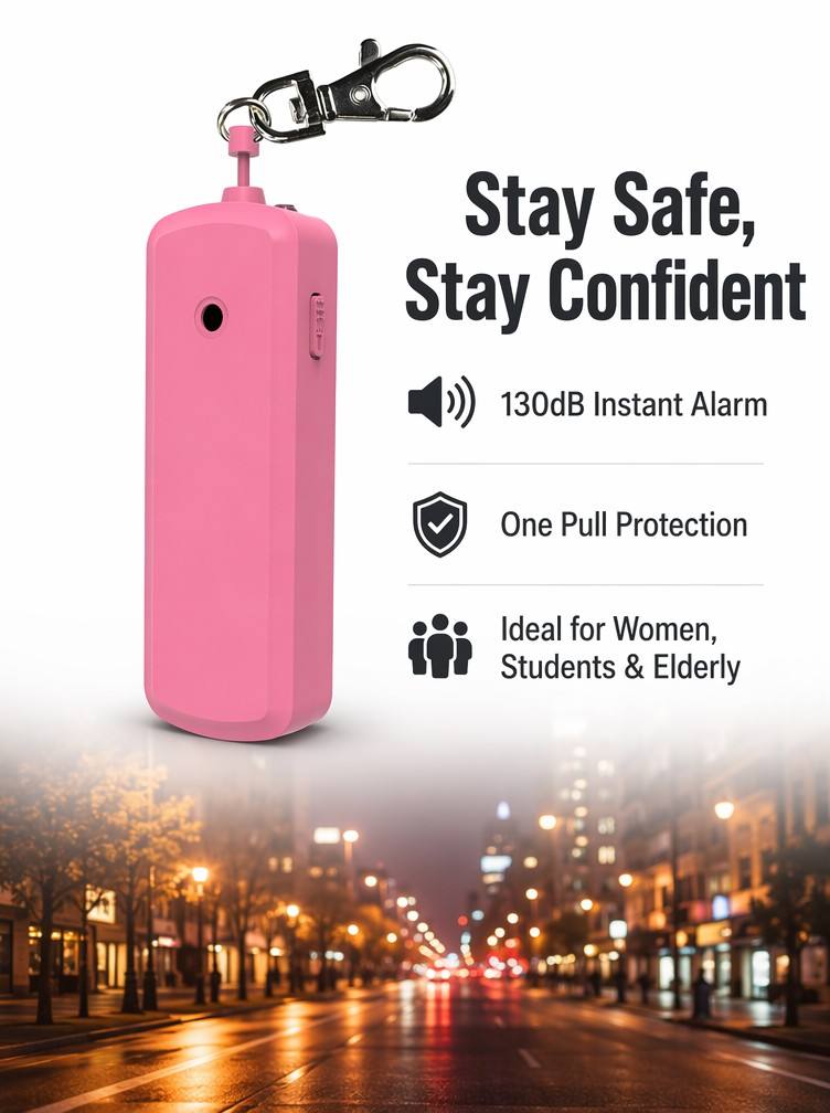 Draagbare 130dB anti-wolf alar - Personal Alarm Keychain recensie en prijs