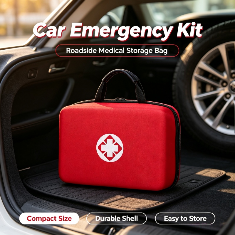 Draagbare EHBO-koffer met hard - First Aid Bag Kit recensie en prijs