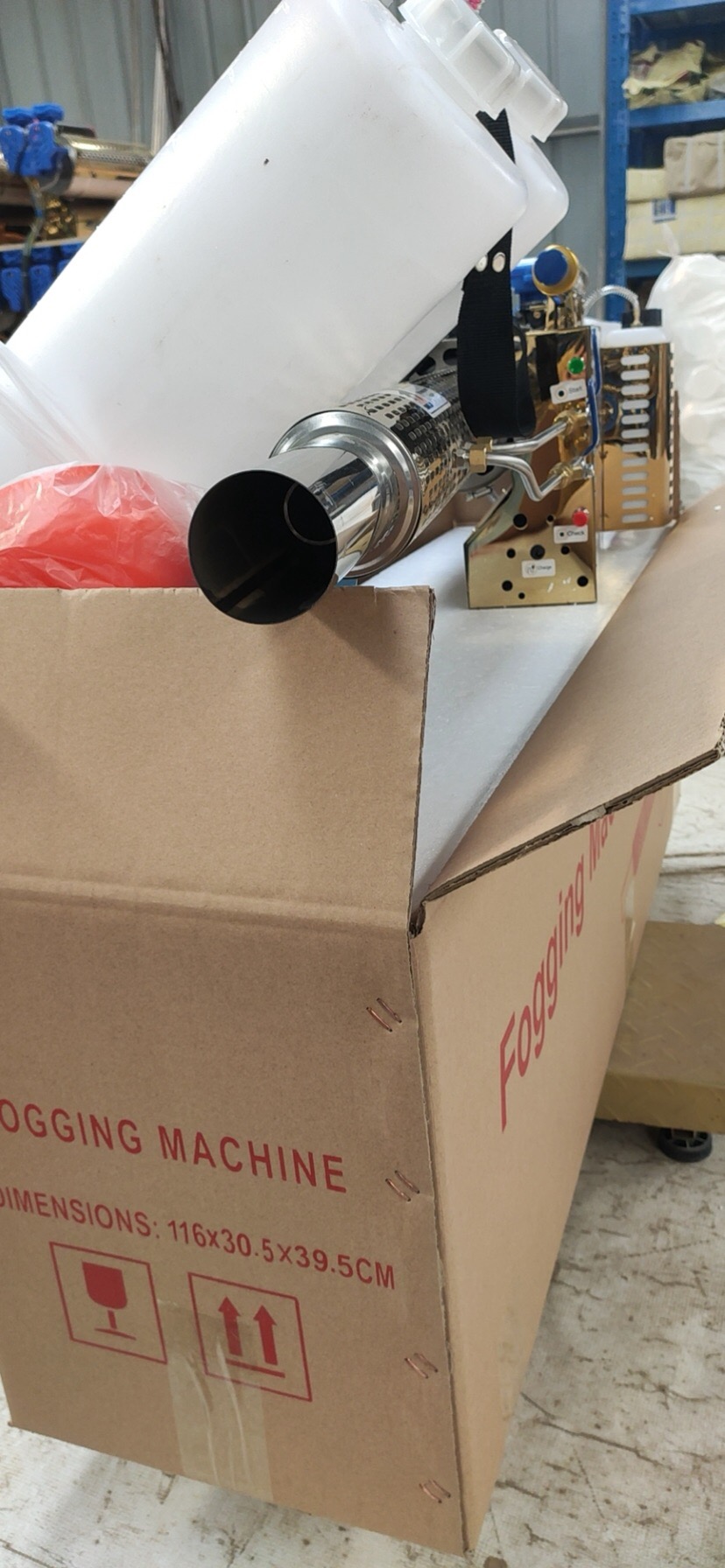 Mistmistmachine voor desinfect - Flood Barrier Bag recensie en prijs